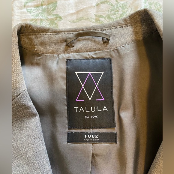 Talula Light Grey Fine Wool Blazer - Picture 6 of 6